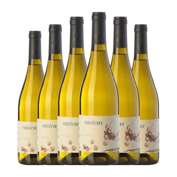 A Tresbolillo Canicas Albariño Rías Baixas 75 cl Vino Blanco (Caja de 6 unidades)