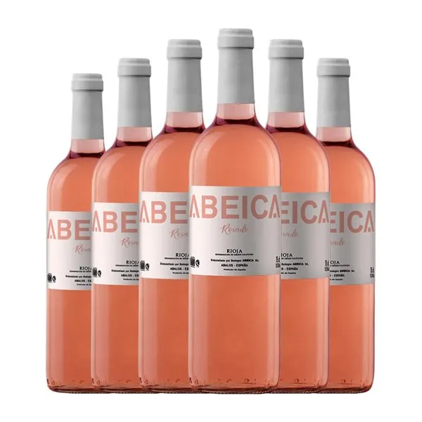 Abeica Rioja 75 cl Vino Rosado (Caja de 6 unidades)