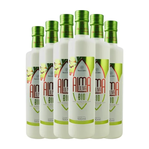Aceite de Oliva Almazaras de la Subbética Almaoliva AOVE Virgen Extra Eco — Ecológico Botella Medium 50 cl (Caja de 6 unidades)