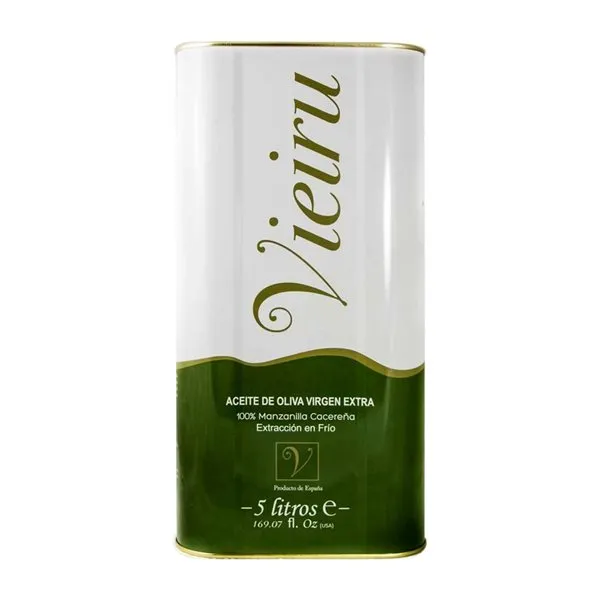 Aceite de Oliva As Pontis Vieiru Manzanilla AOVE Virgen Extra Lata Especial 5 L