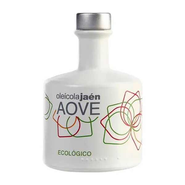 Aceite de Oliva Caja de 12 unidades Oleícola Jaén Picual AOVE Virgen Extra Eco — Ecológico Botellín 25 cl
