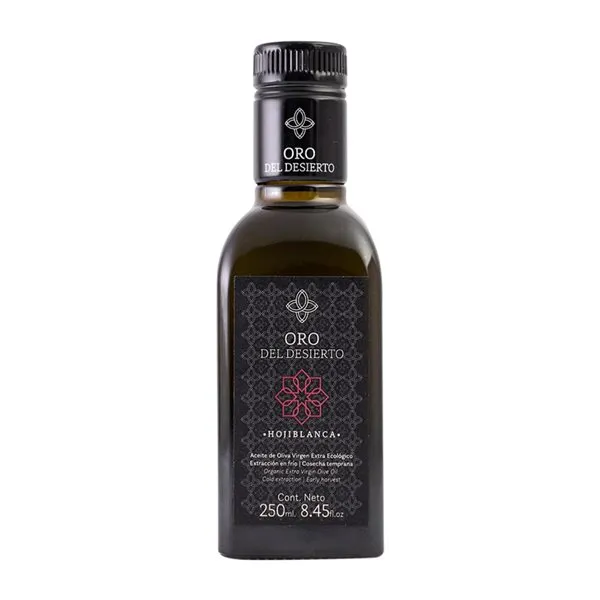 Aceite de Oliva Caja de 12 unidades Oro del Desierto Hojiblanca AOVE Virgen Extra Botellín 25 cl Vidrio
