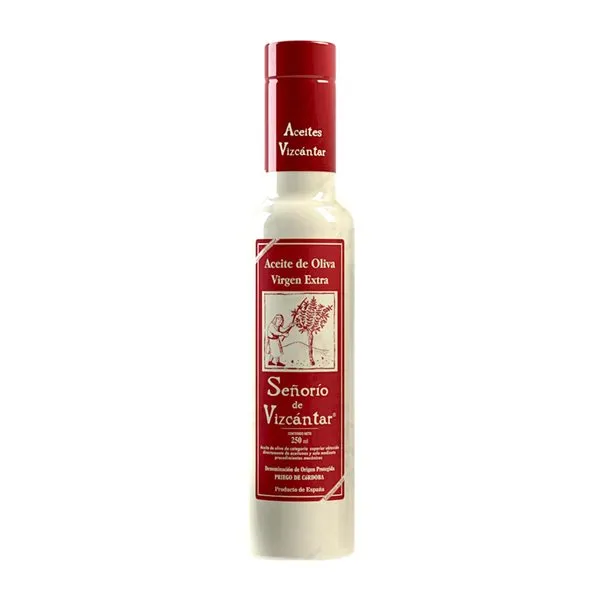 Aceite de Oliva Caja de 12 unidades Vizcántar Athena Señorío de Vizcántar Priego de Córdoba AOVE Virgen Extra Botellín 25 cl
