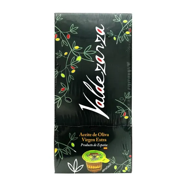Aceite de Oliva Caja de 168 unidades Valdezarza AOVE Virgen Extra Monodosis 1 cl