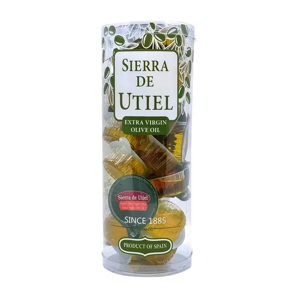 Aceite de Oliva Caja de 25 unidades De las Heras Sierra de Utiel AOVE Virgen Extra Monodosis 1 cl