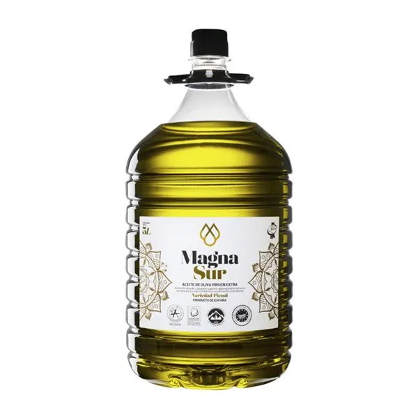 Aceite de Oliva Magnasur Picual Sierra Mágina AOVE Virgen Extra Garrafa 5 L PET