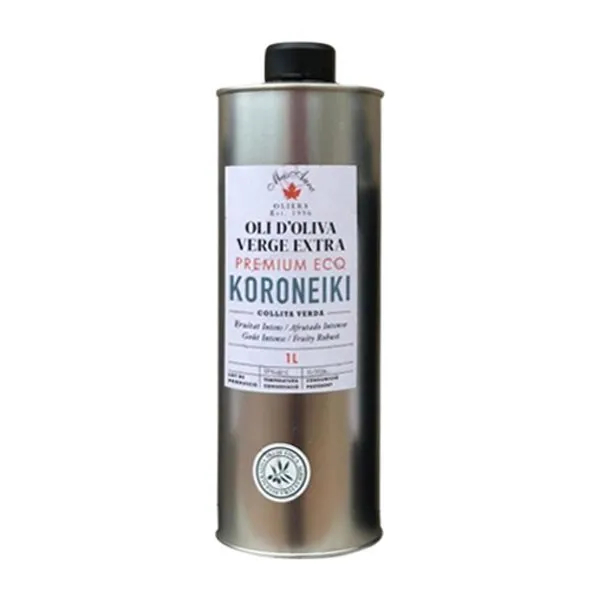 Aceite de Oliva Mas Auró Koroneiki AOVE Virgen Extra Lata Especial 1 L