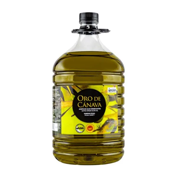 Aceite de Oliva Ntra. Sra. de los Remedios Oro de Cánava Picual Sierra Mágina AOVE Virgen Extra Garrafa 5 L PET