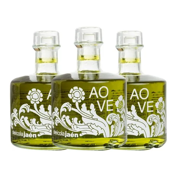 Aceite de Oliva Oleícola Jaén Picual Especial, AOVE Virgen Extra Botellín 25 cl (Caja de 3 unidades)
