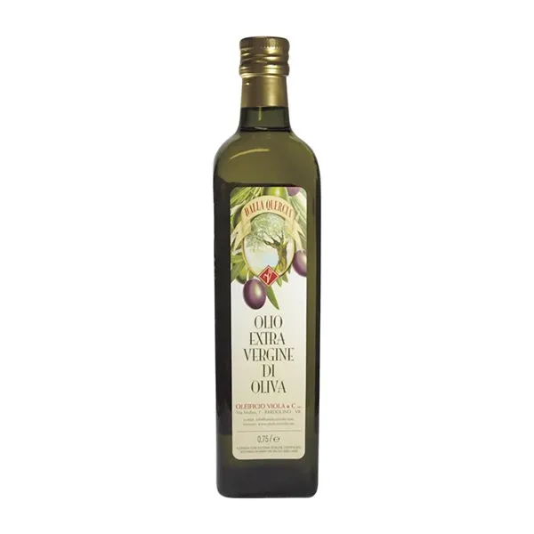 Aceite de Oliva Oleificio Viola. Dalla Quercia AOVE Virgen Extra 75 cl (Caja de 3 unidades)