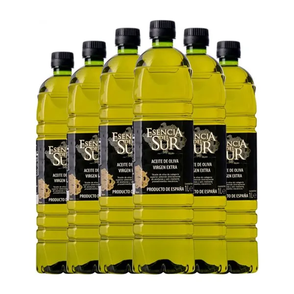 Aceite de Oliva Oleocampo Esencia del Sur Picual AOVE Virgen Extra 1 L PET (Caja de 6 unidades)