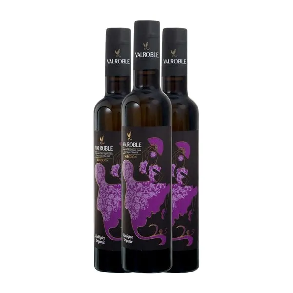 Aceite de Oliva Potosí 10 Valroble Sierra de Segura AOVE Virgen Extra Eco — Ecológico Botella Medium 50 cl Vidrio (Caja de 3 unidades)