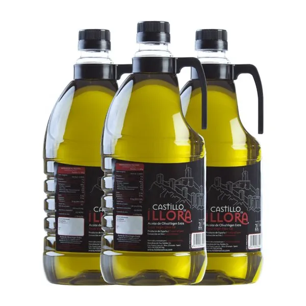Aceite de Oliva Roldán 1895 Castillo de Íllora Poniente de Granada Tradicional, AOVE Virgen Extra Garrafa 2 L PET (Caja de 3 unidades)