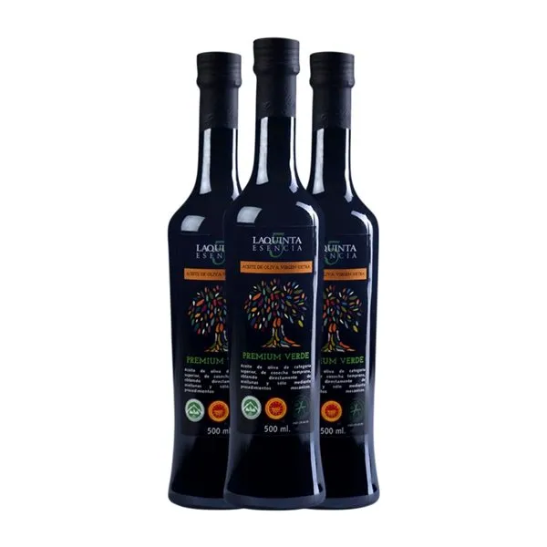 Aceite de Oliva Santísimo Cristo de la Misericordia La Quinta Esencia Picual Sierra Mágina AOVE Virgen Extra Botella Medium 50 cl Vidrio (Caja de 3 unidades)