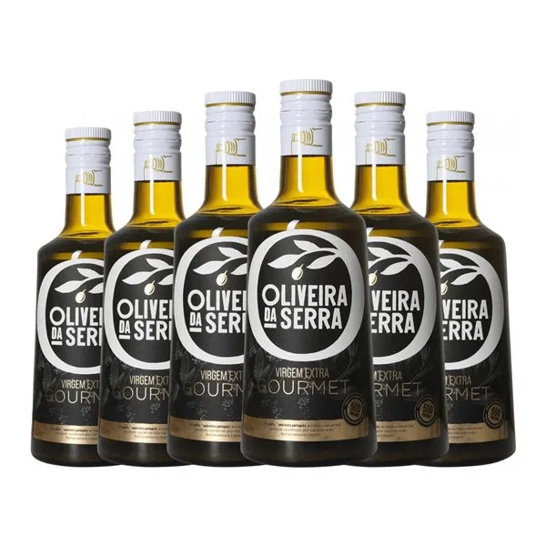 Aceite de Oliva Sovena Oliveira da Serra Gourmet AOVE Virgen Extra Botella Medium 50 cl Vidrio (Caja de 6 unidades)