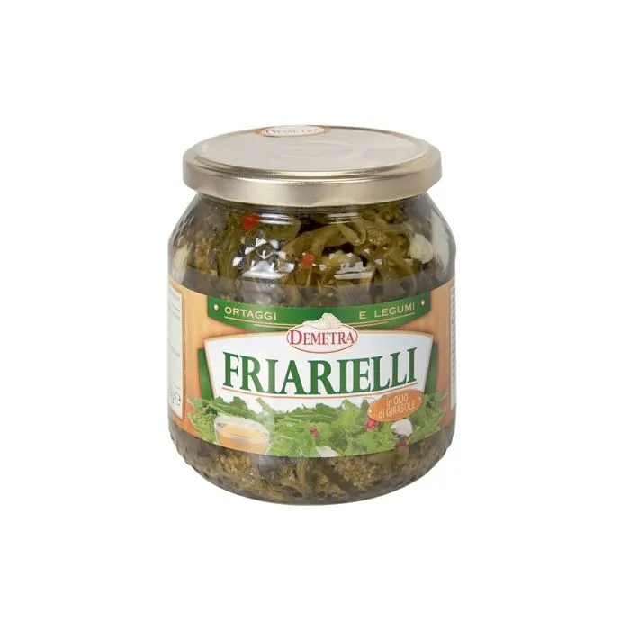 Brócoli Friarielli en tarro Demetra 580 g