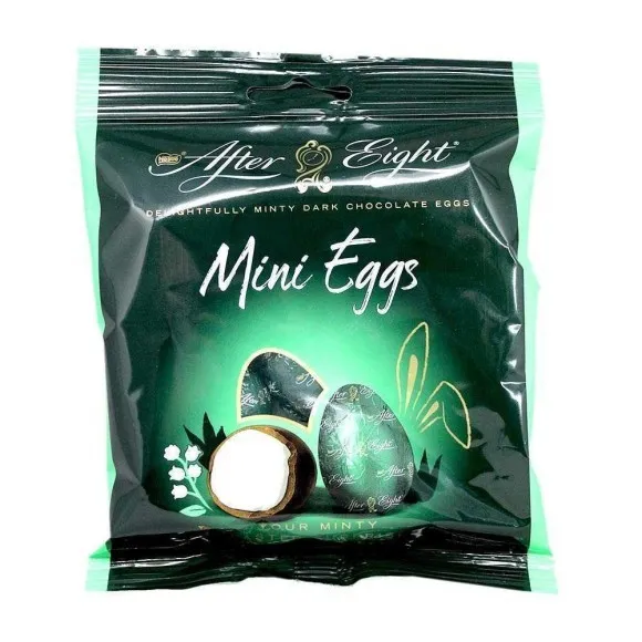 After Eight Mini Eggs / Mini Huevos de Chocolate con Leche y Menta 117g