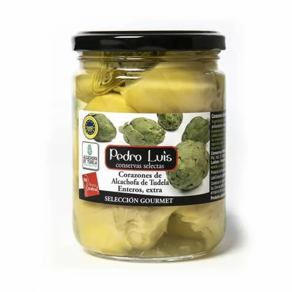 Corazones de Alcachofa de Tudela IGP Enteros Extra Pedro Luis
