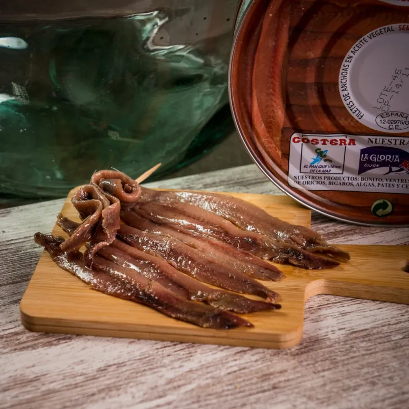 FILETE DE ANCHOA EN ACEITE DE OLIVA (520 g.)