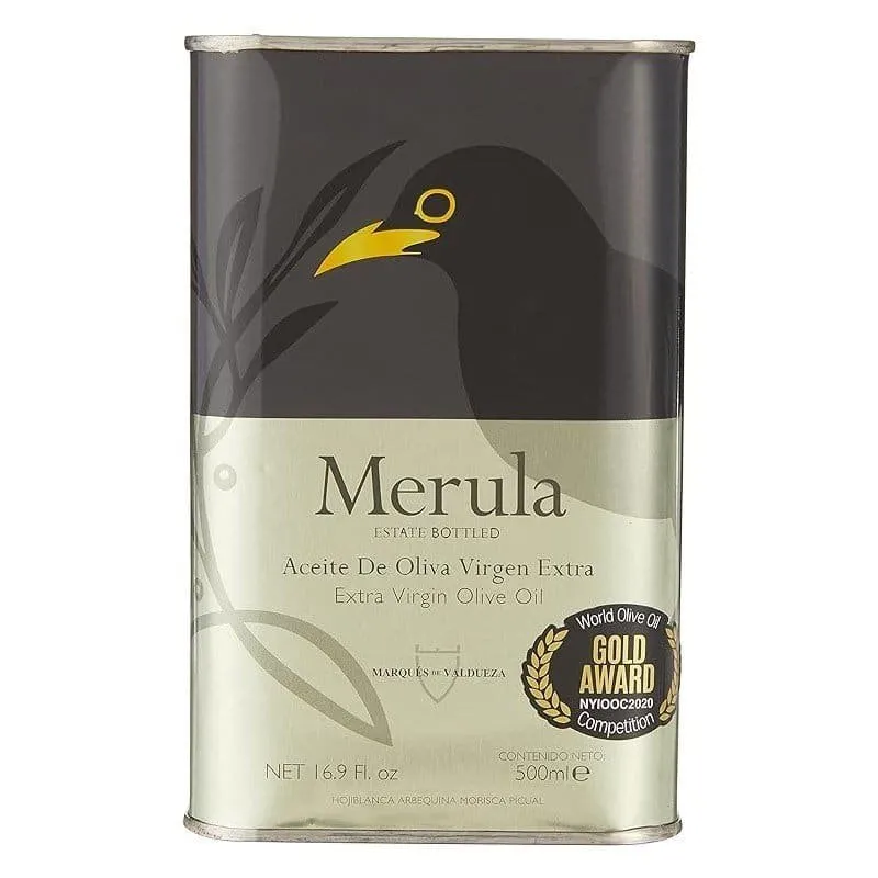 Aceite de Oliva Virgen Extra Merula Lata 500ml Marqués de Valdueza