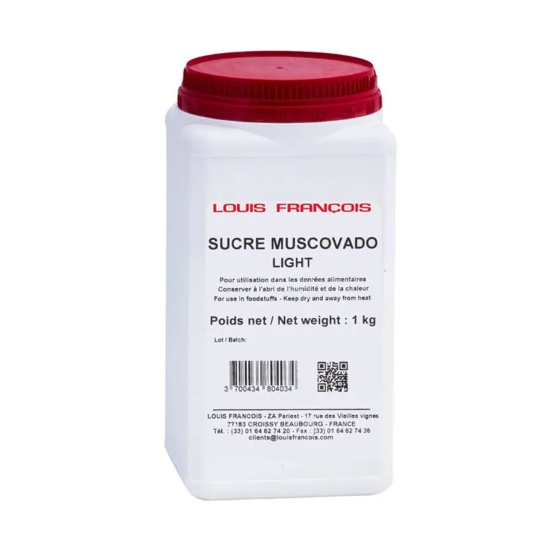 Azúcar Caña Muscovado Sin Refinar Claro - 1Kg