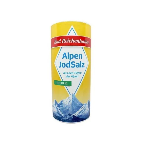 Bad Reichenhaller Alpen JodSalz met Fluorid / Sal Fluorada 500g