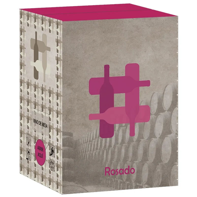 Bag in Box ROSADO Rueda 5L Cuatro Rayas