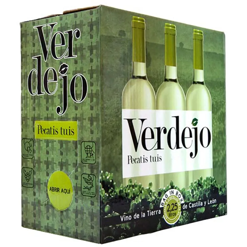 Bag in Box VERDEJO Pecatis Tuis 2,25L Cuatro Rayas