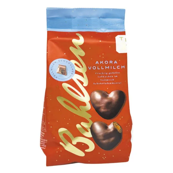 Bahlsen Akora Vollmilch/ Pan de Jengibre Relleno de Fruta 150g