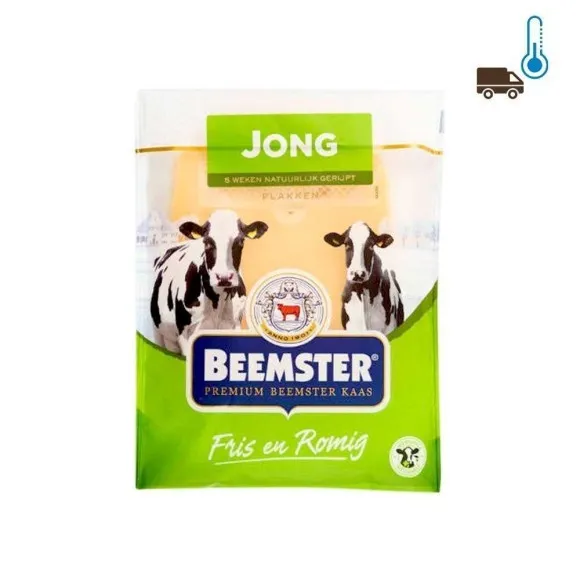 Beemster Jong Kaas Plakken / Queso Joven en Lonchas 150g