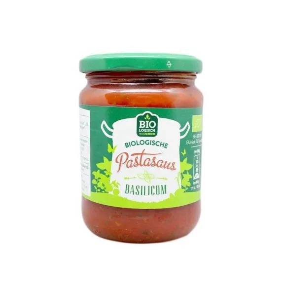 Biologisch Pastasaus Basilicum / Salsa para Pasta con Albahaca Bio 340g
