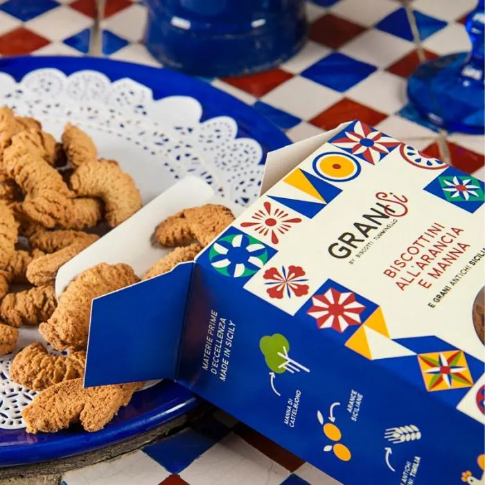 Galletas Tumminello de Naranja y Maná 210g