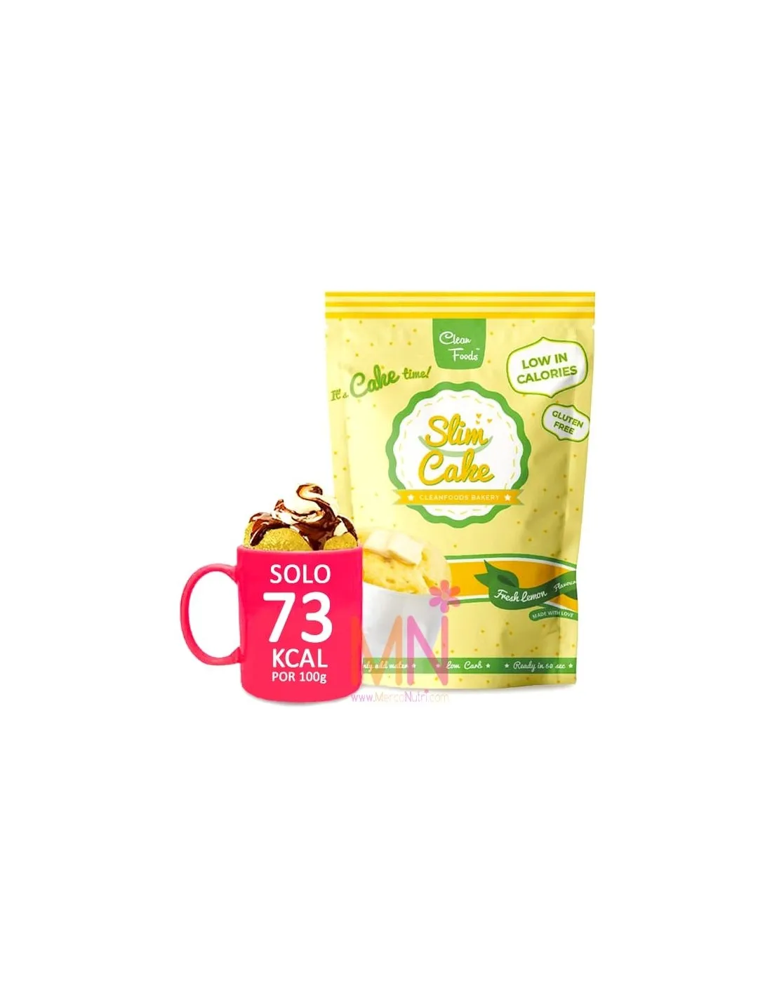 Bizcocho a la taza Keto Slim Cake Limón 5x50g