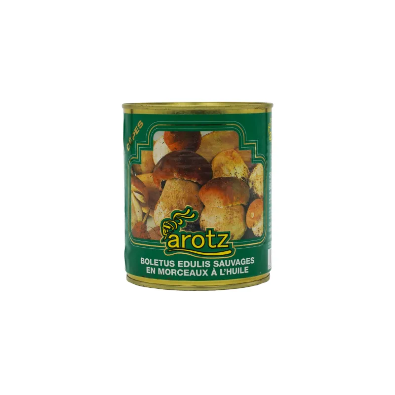 Boletus Edulis Troceados en Aceite de Oliva 7%