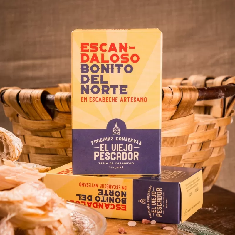 BONITO DEL NORTE EN ESCABECHE EL VIEJO PESCADOR (LATA 120G)