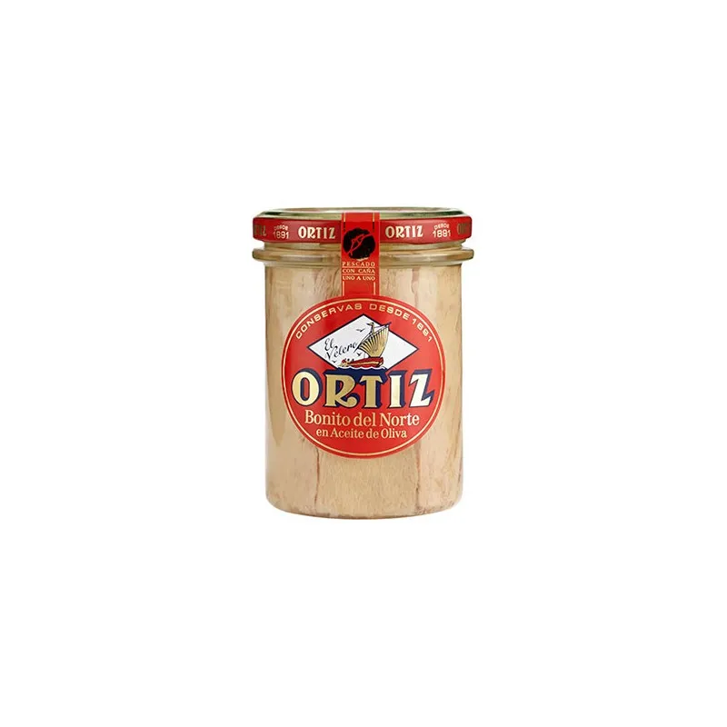 Lomos de Bonito Ortiz. Tarro cristal 220 gr