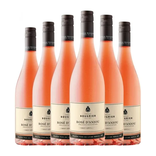 Bougrier Anjou Rosé — Rosado 75 cl Vino Rosado (Caja de 6 unidades)