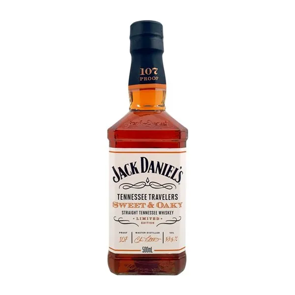Whisky Bourbon Jack Daniel's Oaky Botella Medium 50 cl Sweet — Dulce