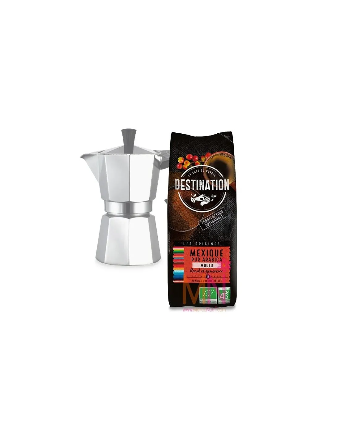 Café Mexico molido puro Arábica Ecológico 250g