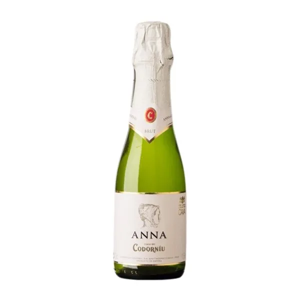 Caja de 3 unidades Codorníu Anna Brut Cava Reserva Botellín 20 cl Espumoso Blanco