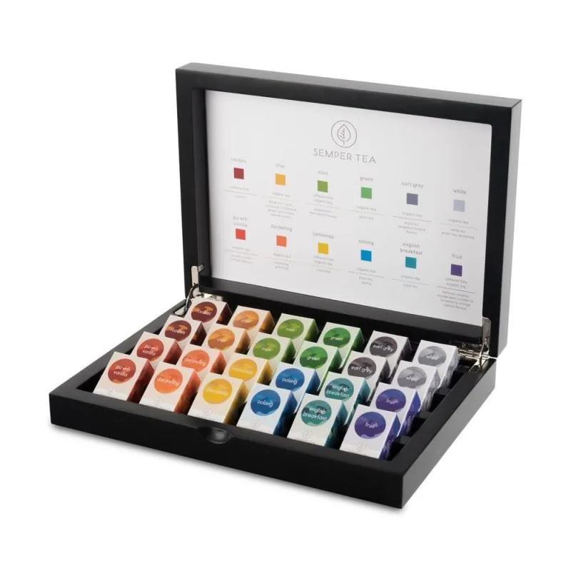 Caja Expositora Té Coral + 24 Pirámides