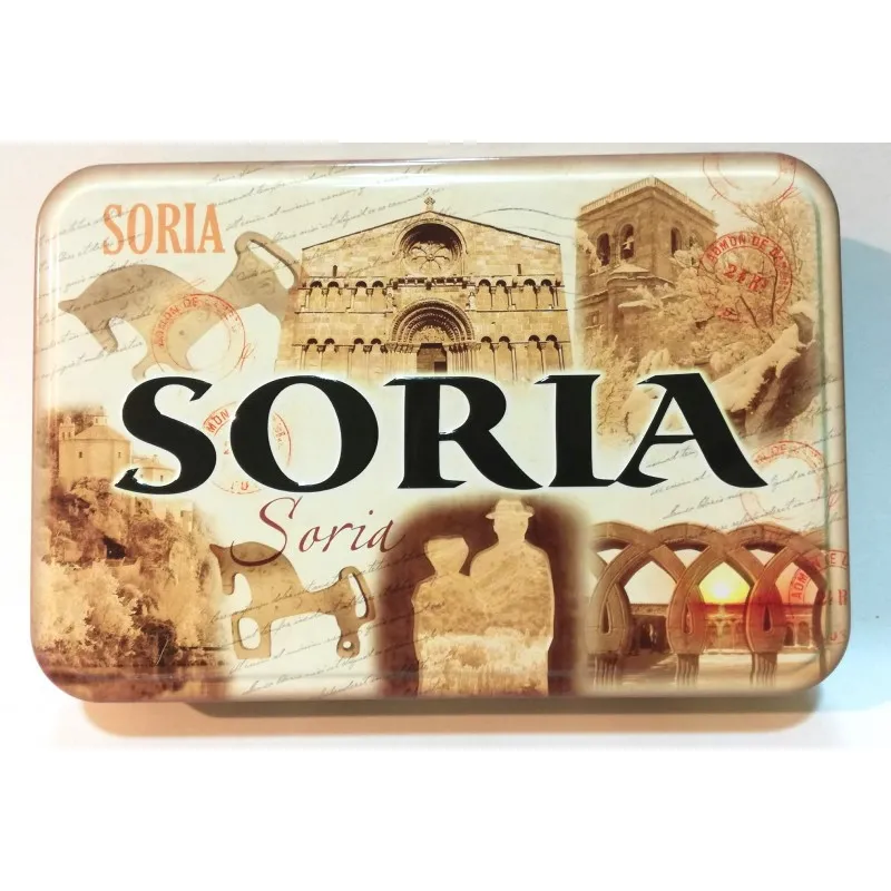 Caja metálica + Pastas artesanas de mantequilla con sal