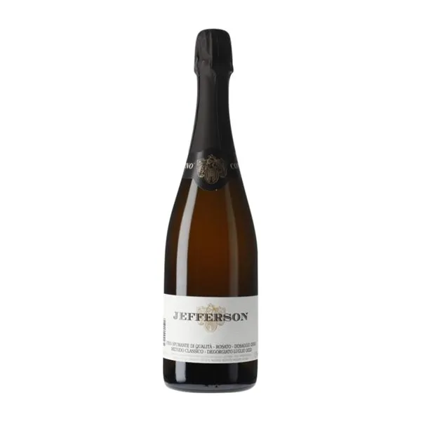 Cantina Nervi Jefferson Nebbiolo Zéro Dosage — Brut Nature Grappa Piemontese Rosé — Rosado 75 cl Espumoso Rosado