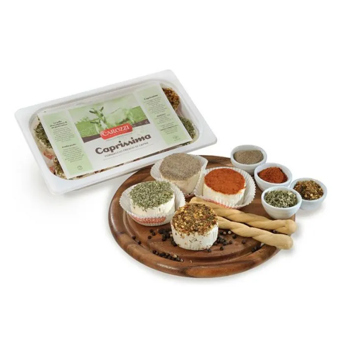 Quesos de cabra frescos y aromatizados