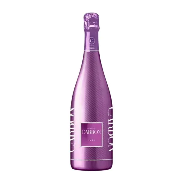 Carbon Effect Efecto Carbono Sleeve Champagne Rosé — Rosado 75 cl Espumoso Rosado