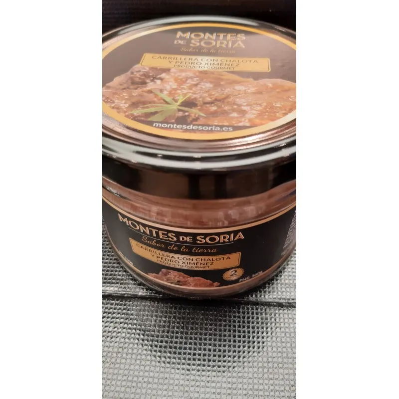 Carrillera con chalota y Pedro Ximénez