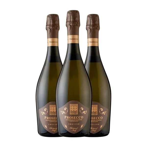 Cecilia Beretta Glera Extra Dry — Extra Seco Prosecco 75 cl Espumoso Blanco (Caja de 3 unidades)
