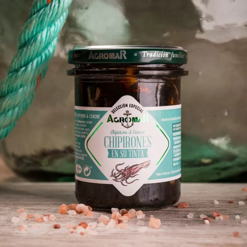 CHIPIRONES RELLENOS EN SU TINTA