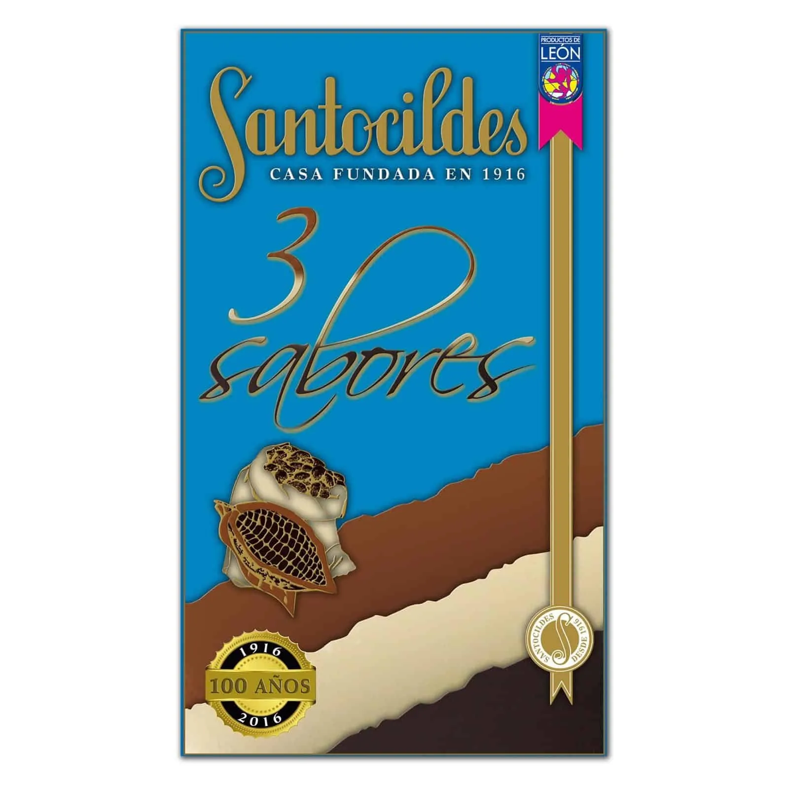 Chocolate 3 sabores Santocildes