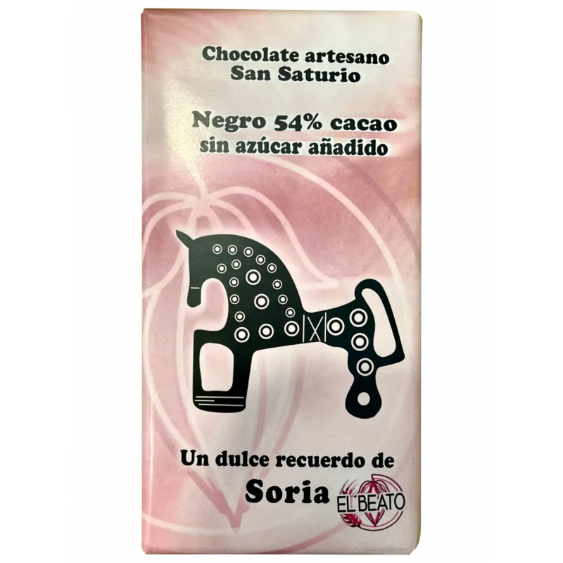 Chocolate Artesano Negro 54% Cacao sin azúcar añadido